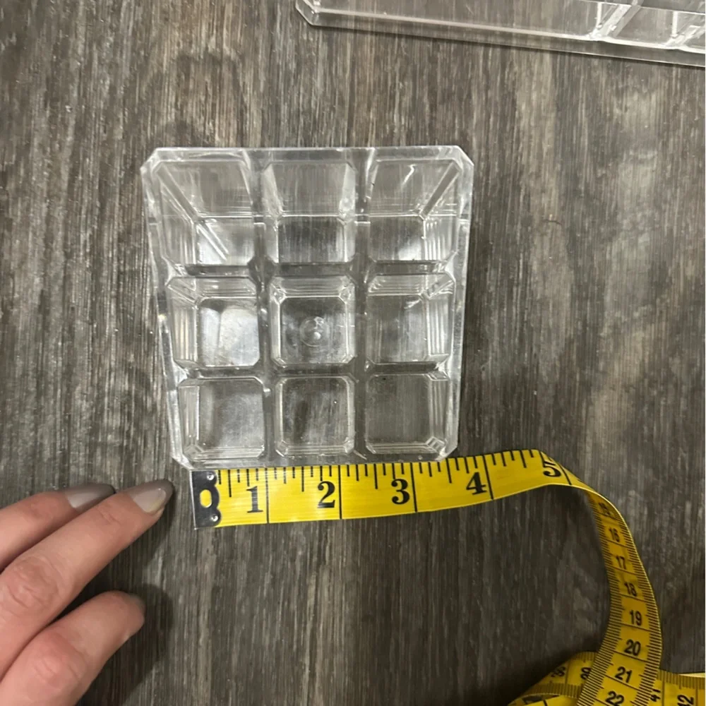 Set of 3 Clear Acrylic Makeup Organizers